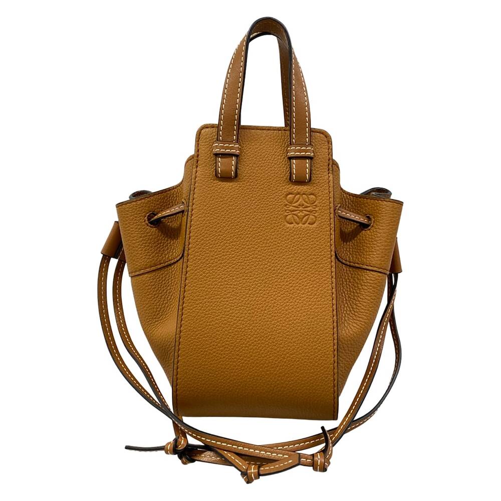 Loewe Hammock Drawstring Bag Mini Handbag 314.12.V07 Soft Grain Calf Smooth Calf
